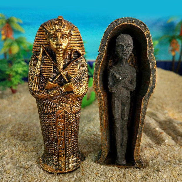 EGYPTIAN FIGURINE - SARCOPHAGUS MUMMY