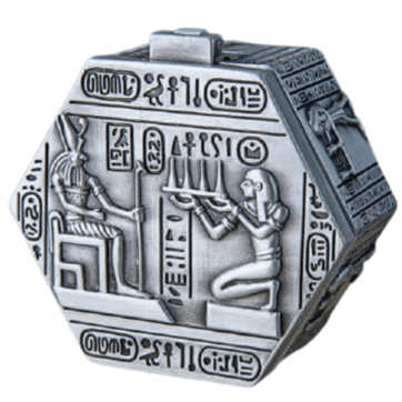 Egyptian Jewelry Box [Metal]