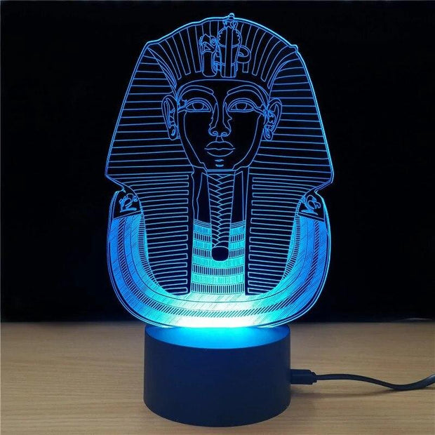EGYPTIAN LAMP - PHARAOH 3D