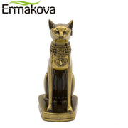 EGYPTIAN METAL FIGURINE - CAT GODDESS (BASTET)