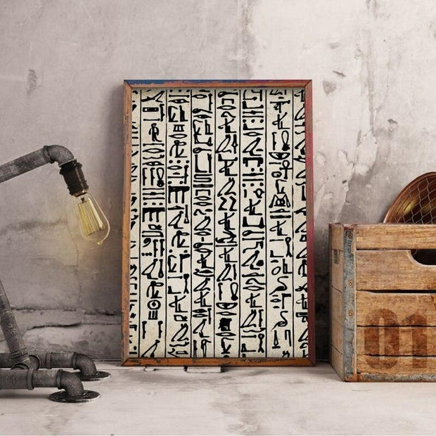 Egyptian Painting for Contemporary Decoration