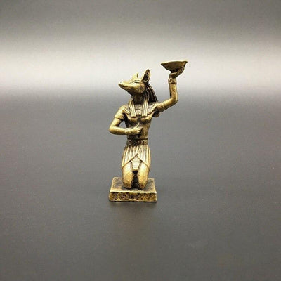 EGYPTIAN STATUE - ANUBIS INCENSE BURNER