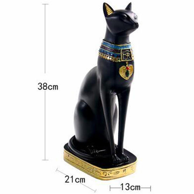 Egyptian Statue - Cat Bastet Resin Craft