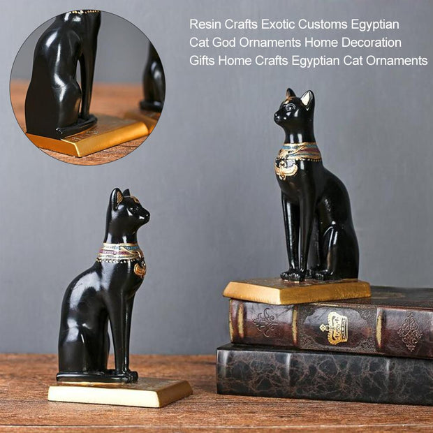 Egyptian Statue - Cat Goddess Black