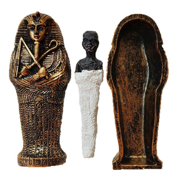 EGYPTIAN STATUE - MUMMY SARCOPHAGUS
