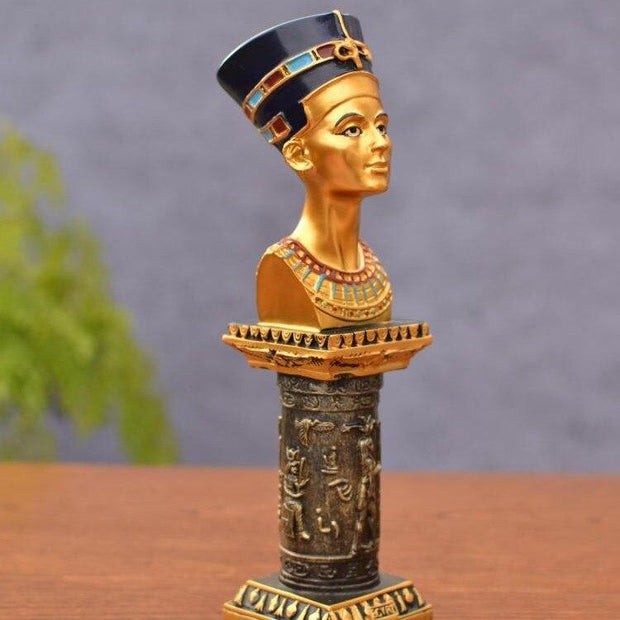 Egyptian Statue- Pharaohs Head Sculpture